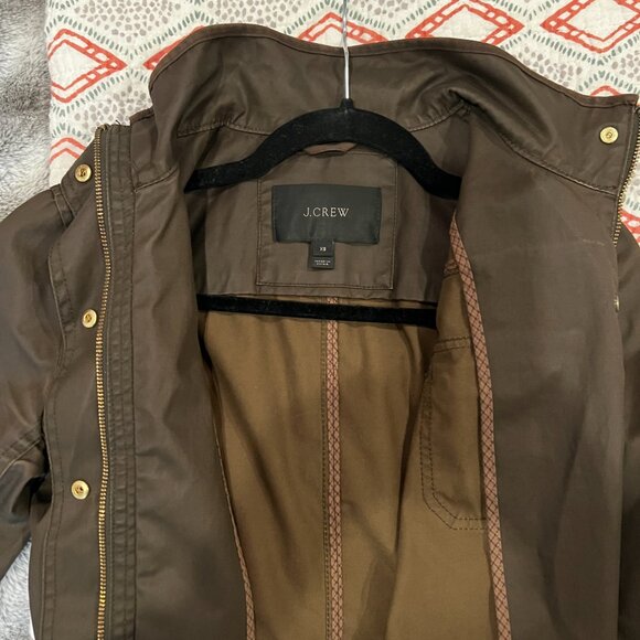 J. Crew Wax Field Jacket in Olive size xs - Picture 4 of 4